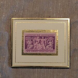 American Bar Association Postage Stamp No. 1,304 of 5,000 Framed
